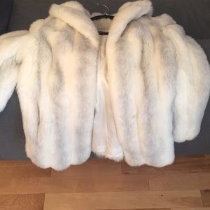 Real White Fur Coat